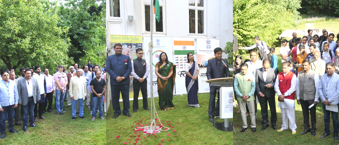  Celebration of Independece Day of India at the Consulate (August 15, 2018)