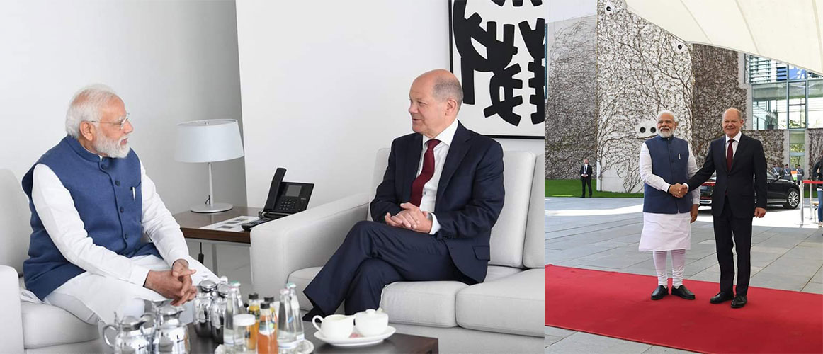  PM Narendra Modi and Chancellor Olaf Scholz meet in Berlin (2nd May 2022)
