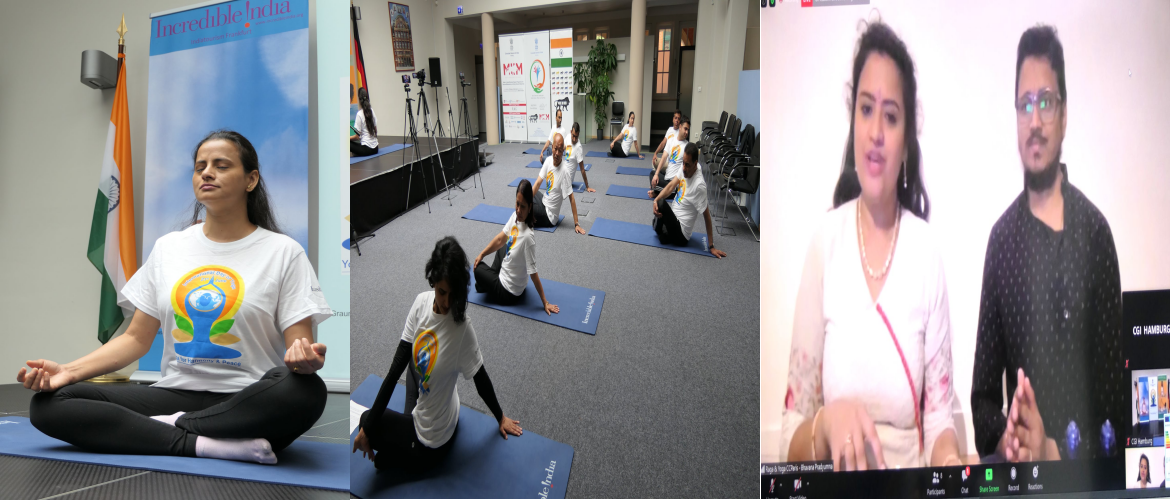  Celebration of International Day of Yoga at the Consulate (June 21, 2021)

