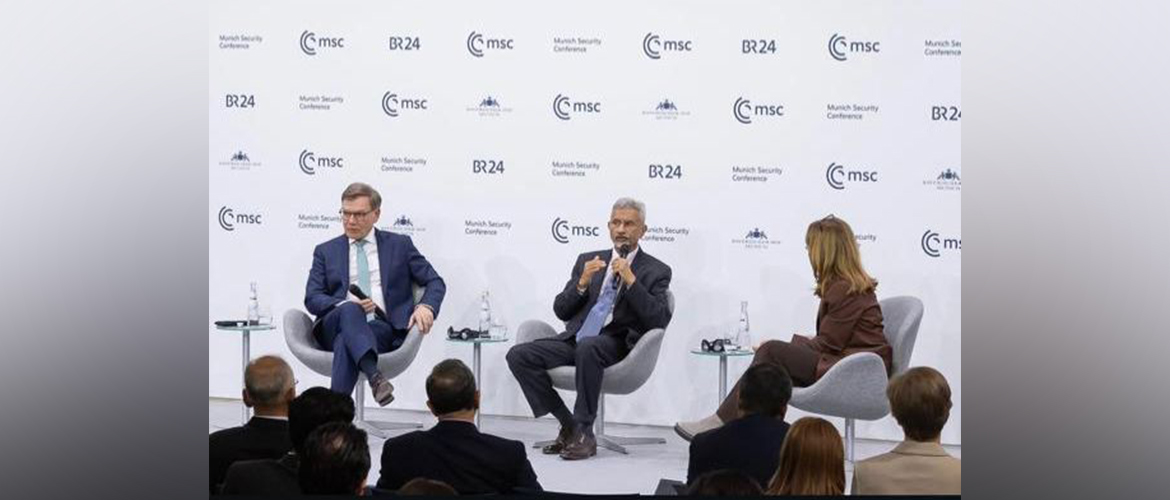 EAM Dr. S. Jaishankar with Foreign Minister Johann Wadephul at the Munich Security Conference on 14th February, 2026.