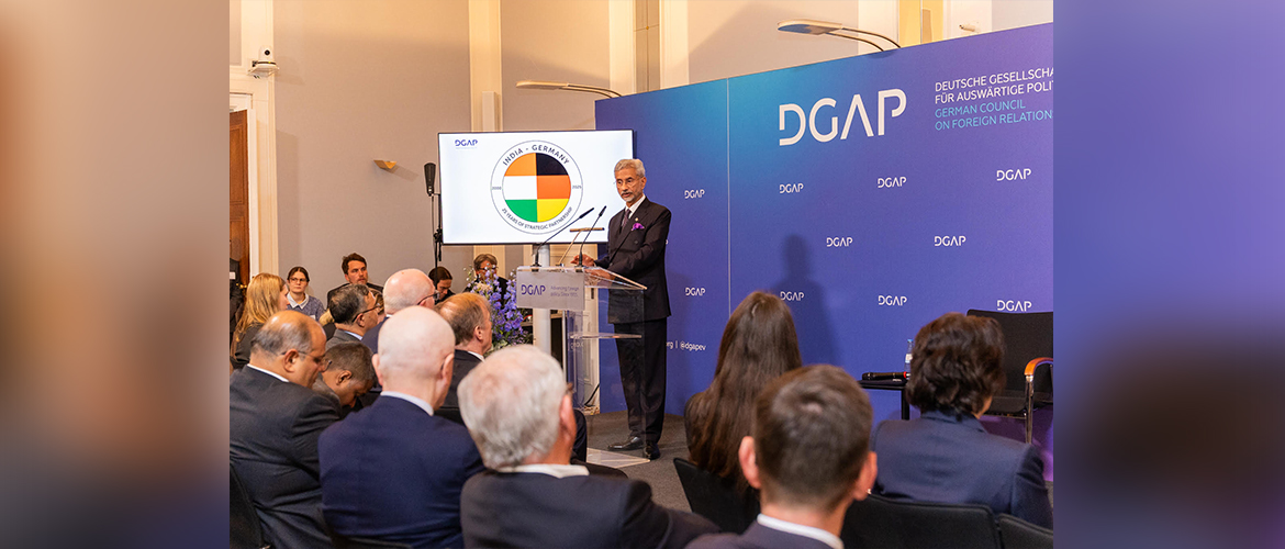 External Affairs Minister Dr. S. Jaishankar attended a Thinl Tank event at the German Council on Foreign Relations DGAP on 23.05.2025 