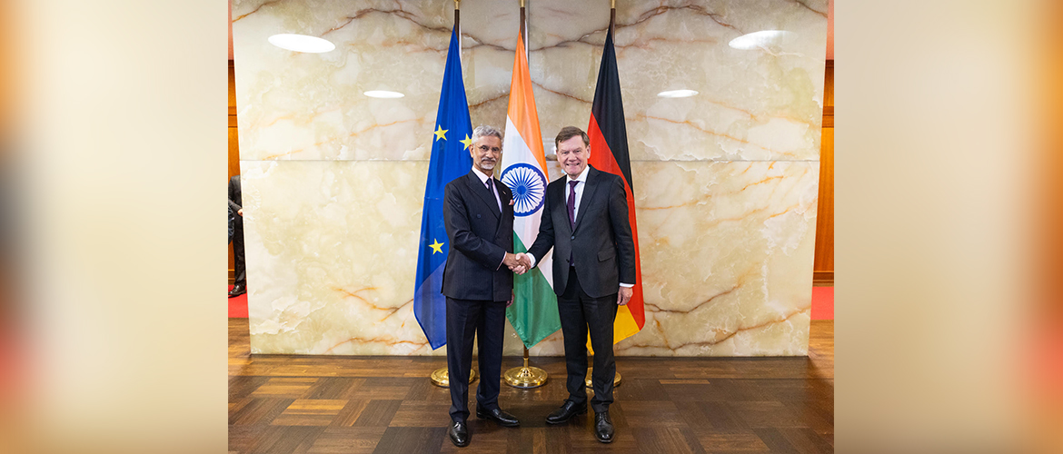 External affairs Minister Dr. S. Jaishankar met H.E. Johann Wadephul, Minister for Foreign Affairs of the Federal Republic of Germany in Berlin on 23.05.2025