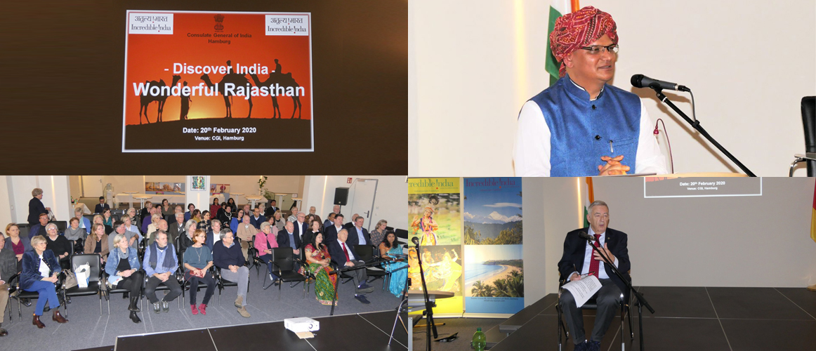  State Promotional Tourism event "DISCOVER INDIA - WONDERFUL RAJASTHAN" at the Consulate. (February 20, 2020)