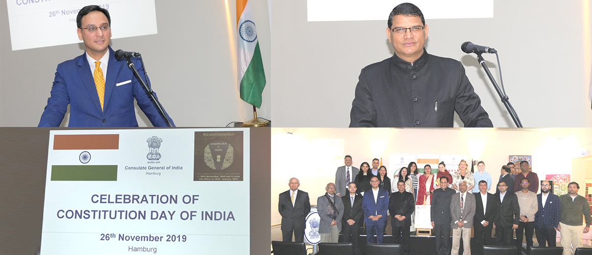  “Celebration of Constitution Day of India” at the Consulate General of India, Hamburg (November 26, 2019)